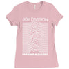 joy division unknown pleasures rock band Ladies Fitted T-Shirt