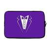 classic black tuxedo t shirt Laptop sleeve