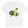 vegan world V-Neck Tee