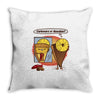posh pizza (colab with rpadame) Throw Pillow