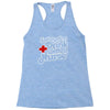 safety first drink with a nurse Racerback Tank