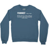 Feminist Noun Crewneck Sweatshirt