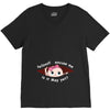 May Peeking Out Baby Girl V-Neck Tee