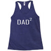 dad squared Racerback Tank