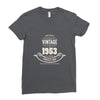 premium vintage 1953 classic perfectly aged limited edition Ladies Fitted T-Shirt
