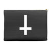 wasted youth inverted cross indie geek swag funny Accessory Pouches