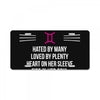 Gemini Woman License Plate