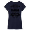 Super Cool Nana Of A Freaking Awesome Grandson Women's V-Neck T-Shirt
