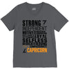 Strong Independent Motivated Capricorn V-Neck Tee