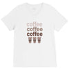 coffee coffee coffee V-Neck Tee