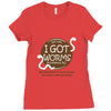 i got worms t shirt Ladies Fitted T-Shirt