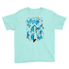 blue vectorfunk Youth Tee