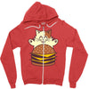 i has cheezburger! Zipper Hoodie