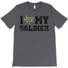 i love my soldier regular camouflage T-Shirt