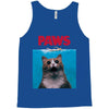Jaws Parody Paws Tank Top