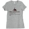 Procaffeinate Noun Ladies Fitted T-Shirt