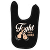 Fight For a Cure Uterine Cancer Awareness Baby Bibs