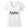 apike Women's V-Neck T-Shirt