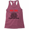 May Girl Hated By Many Racerback Tank