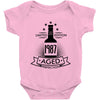 limited edition 1987 aged perfection Baby Bodysuit