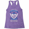 navy veteran 2 Racerback Tank