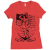 navy  girl Ladies Fitted T-Shirt