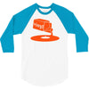 vinyl record 3/4 Sleeve Shirt