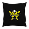 apocalypse baseball Throw Pillow
