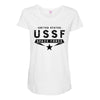 United States Ussf Space Force Maternity Scoop Neck T-shirt