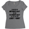 I Screwed Mothers Day So Fathers Day Lousy Tshirt Women's Triblend Scoop T-shirt