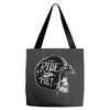hi girl... ride with me! Tote Bags