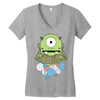 one eyes monster Women's V-Neck T-Shirt