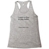 dad balls greeting Racerback Tank