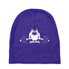 monster weightlifting Baby Beanies