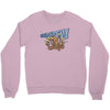 octopus with bubble gun goes pewpew Crewneck Sweatshirt