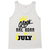 Kings Are Born In July Tank Top