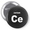 cerium Pin-back button