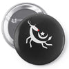 flying rudolph Pin-back button