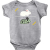 run away! run away! Baby Onesie