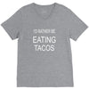 eating tacos V-Neck Tee