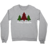 lumberjack tree merry christmas Crewneck Sweatshirt
