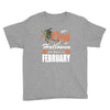 Halloween Kings Are Born In February Youth Tee