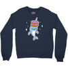 narwhal donuts cute unicorn sweet cool awesome Crewneck Sweatshirt