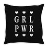 Girl Power Throw Pillow