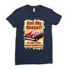 sell midget ideal christmas gift or present Ladies Fitted T-Shirt