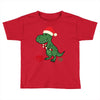 christmas dinosaur Toddler T-shirt