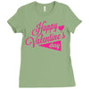 happy valentine's day Ladies Fitted T-Shirt