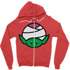 piccolo satan Zipper Hoodie
