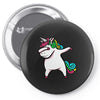 DABBİNG LEPRECHAUN UNİCORN Pin-back button