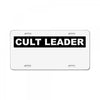Cult Leader License Plate